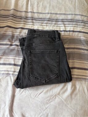 Dynamite Kate Washed Black High-Rise Jeans